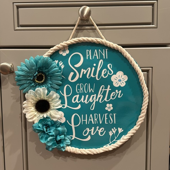 Floral Wood Signs- Handmade - Picture 3 of 4